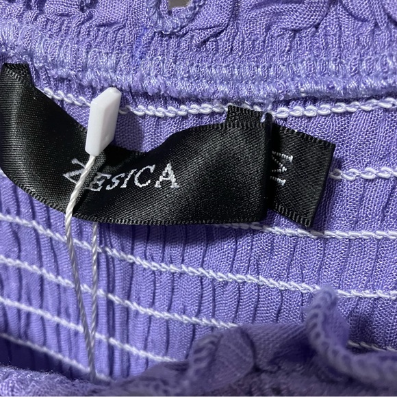 NWT Zesica Purple Boho Maxi Dress - Picture 9 of 11